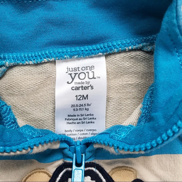 •Carter’s• pirate teddy sweatshirt - Picture 3 of 5